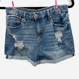$5 ADD ON | BLUENOTES | Blue Distressed Jean Shorts